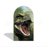 Dinosaur Theme Birthday Baby Shower Party Arch Backdrop Wall Cloth Cover
